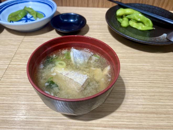 許桑壽司味噌湯